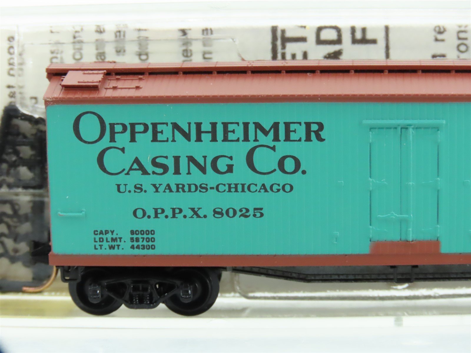 N Scale Kadee Micro-Trains MTL 49280 OPPX Oppenheimer Co. 40' Reefer #8025
