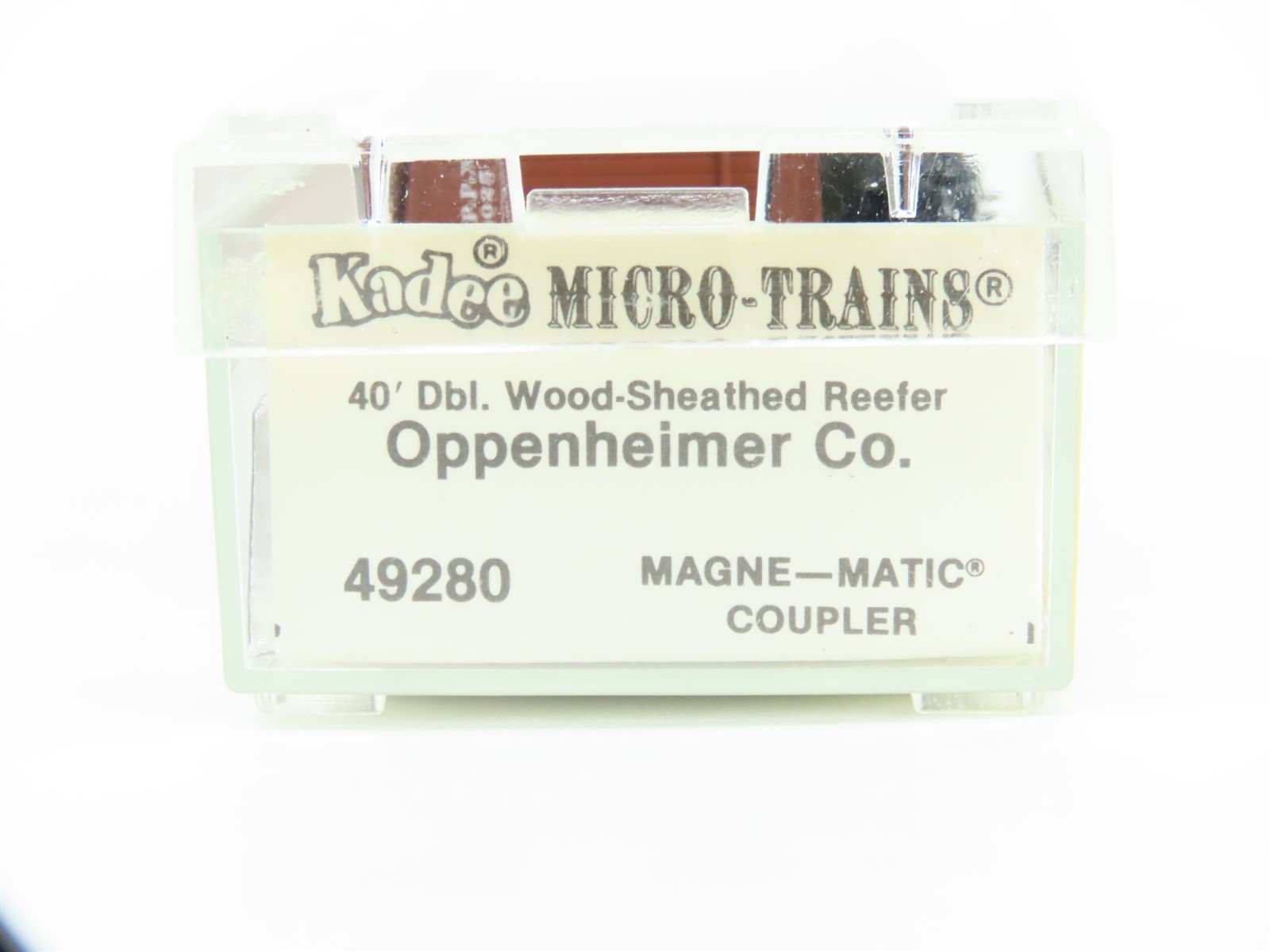 N Scale Kadee Micro-Trains MTL 49280 OPPX Oppenheimer Co. 40' Reefer #8025