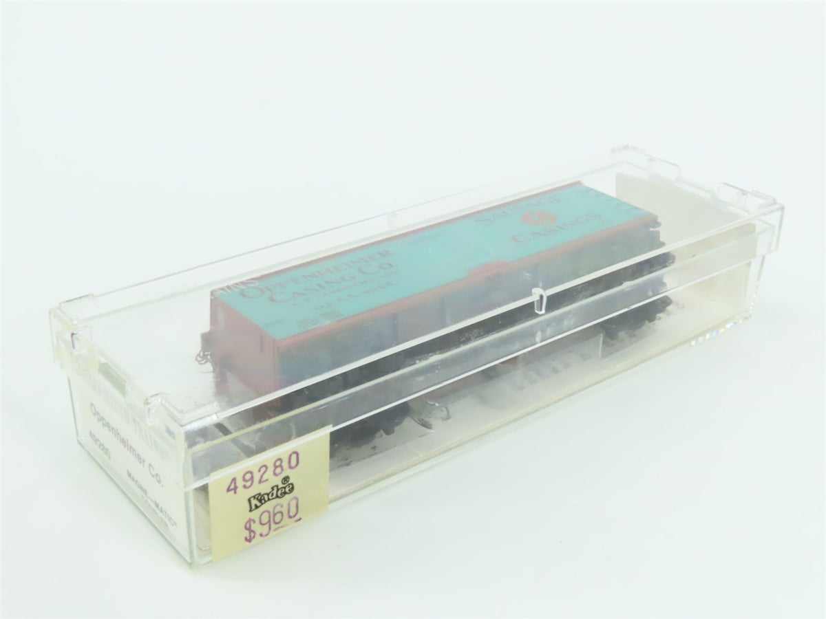 N Scale Kadee Micro-Trains MTL 49280 OPPX Oppenheimer Co. 40&#39; Reefer #8025