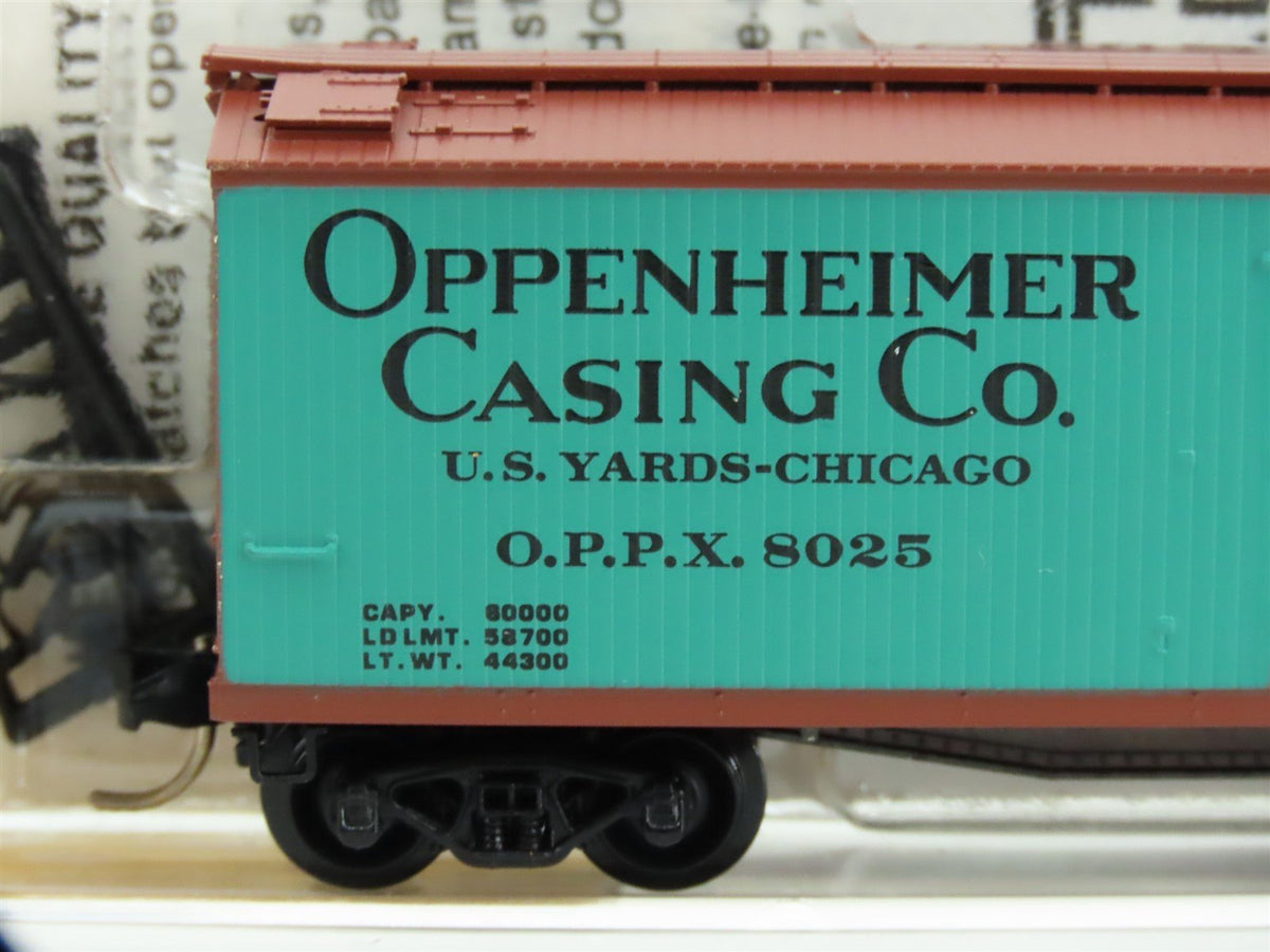 N Scale Kadee Micro-Trains MTL 49280 OPPX Oppenheimer Co. 40&#39; Reefer #8025