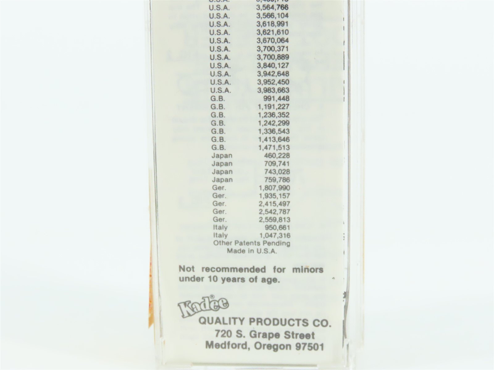 N Scale Kadee Micro-Trains MTL 49280 OPPX Oppenheimer Co. 40' Reefer #8025