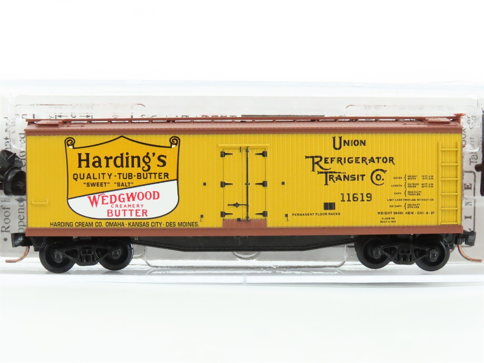 N Scale Micro-Trains MTL 04900540 URTCo Harding's Butter 40' Reefer #11619