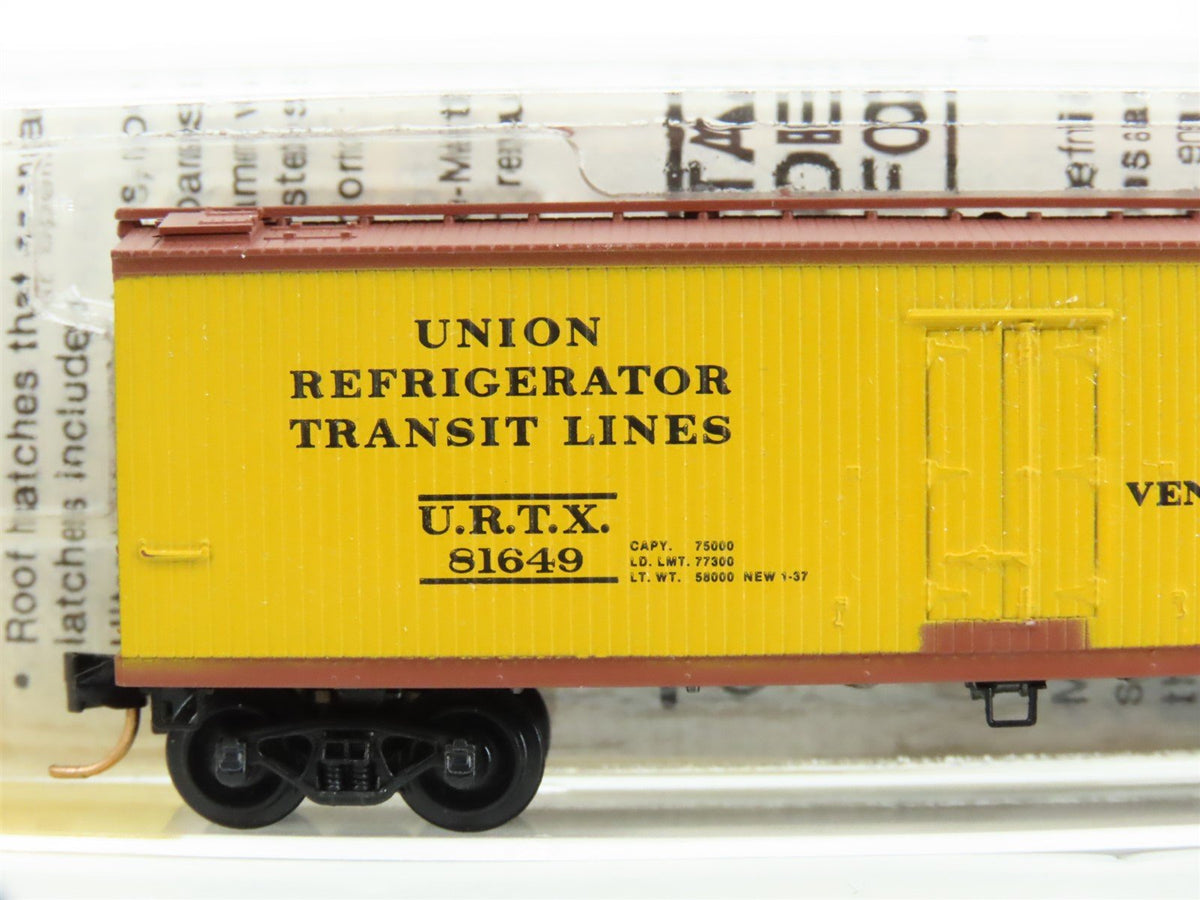 N Scale Kadee Micro-Trains MTL 49160 URTX CMStP&amp;P 40&#39; Wood Reefer #81649