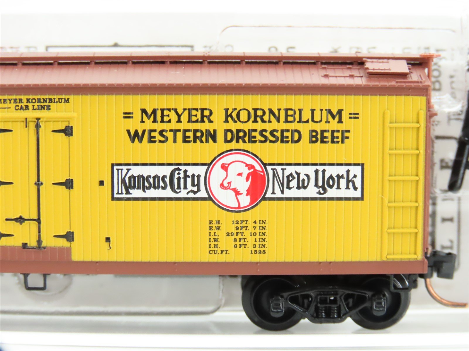 N Scale Micro-Trains MTL 04900100 MKPX Meyer Kornblum 40' Wood Reefer #117