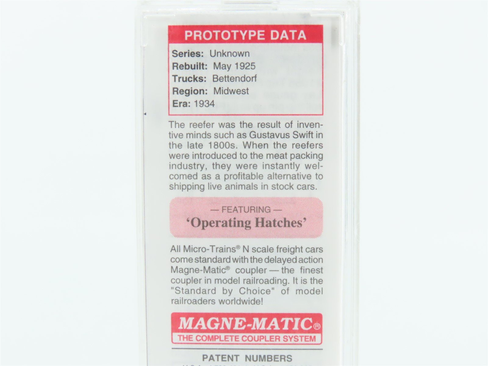 N Scale Micro-Trains MTL 04900100 MKPX Meyer Kornblum 40' Wood Reefer #117