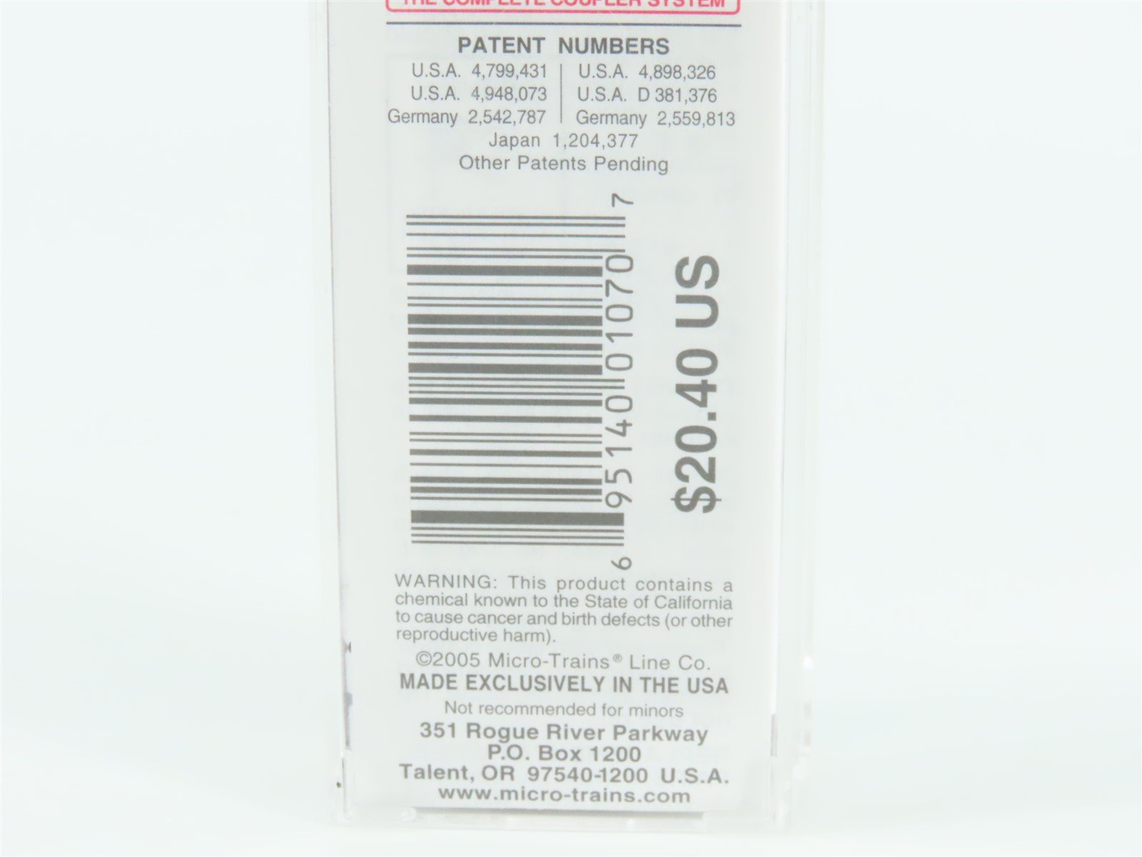 N Scale Micro-Trains MTL 04900100 MKPX Meyer Kornblum 40' Wood Reefer #117