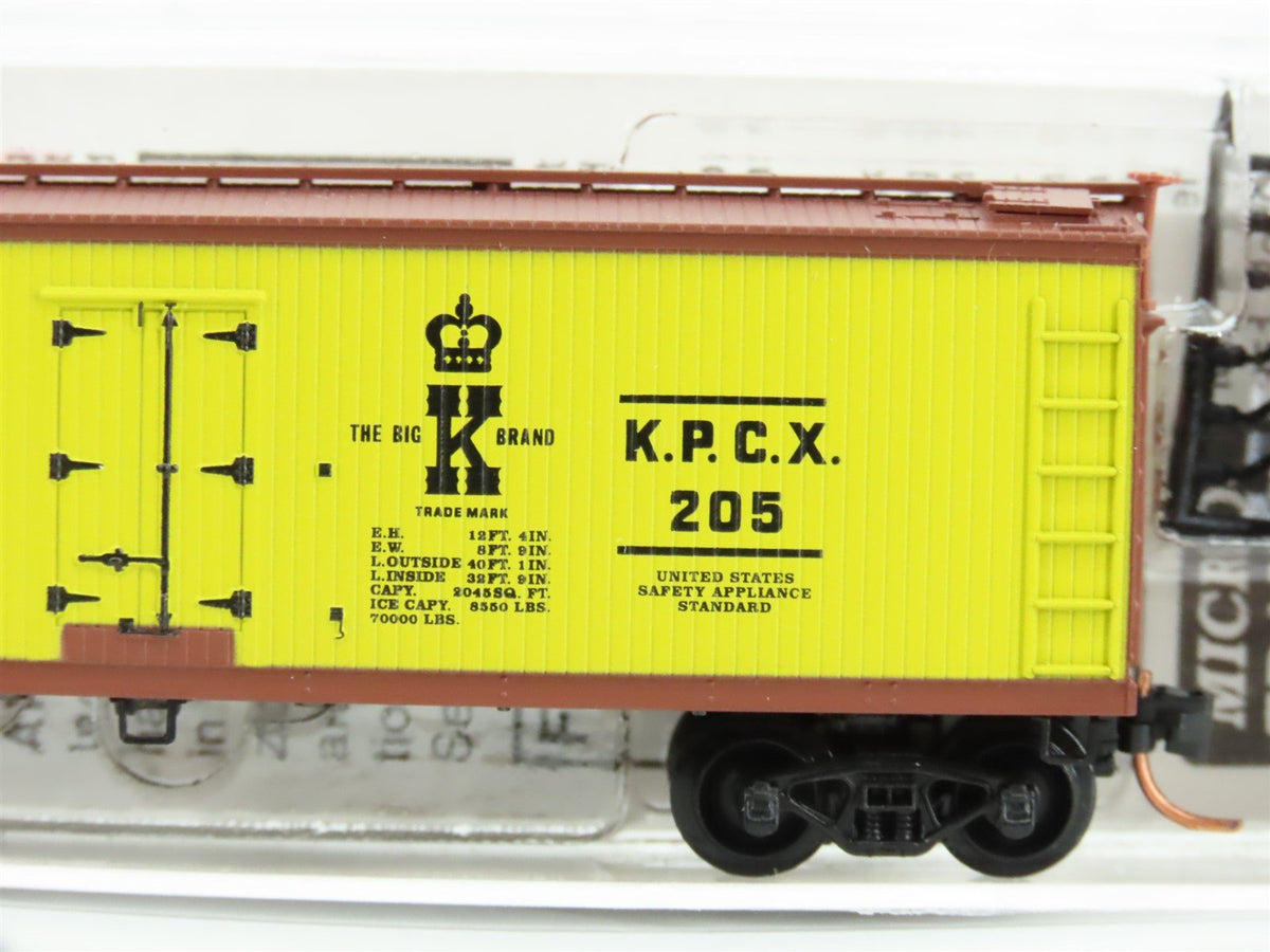 N Scale Micro-Trains MTL 49120 KPCX King Packing Co 40&#39; Wood Reefer #205