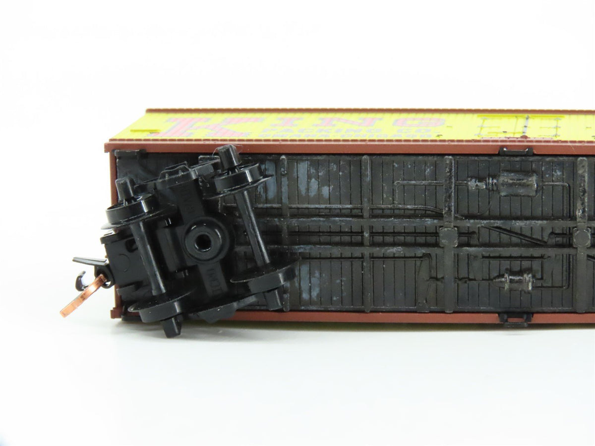 N Scale Micro-Trains MTL 49120 KPCX King Packing Co 40&#39; Wood Reefer #205