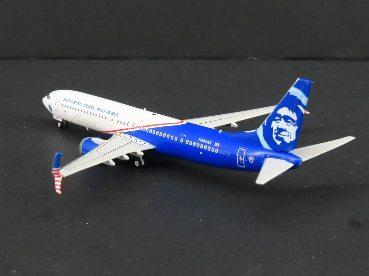 1:400 Gemini Jets GJASA1624 Die-Cast Alaska Airlines B737-900ER Airliner