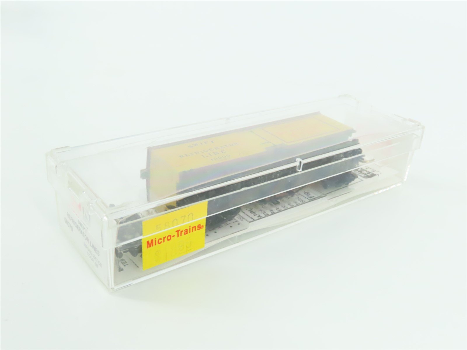 N Scale Micro-Trains MTL 58070 SRL Swift's Premium Hams 36' Wood Reefer #10000