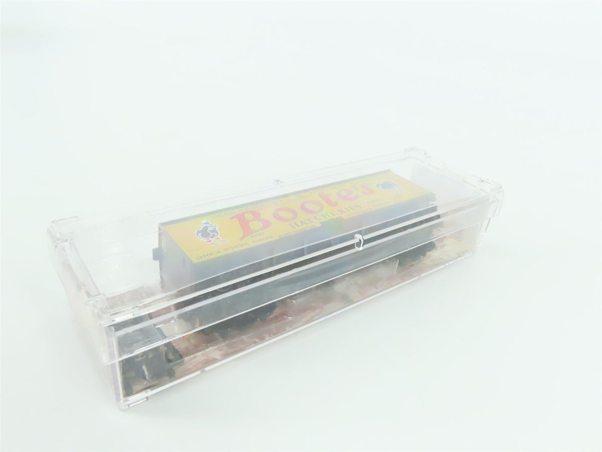 N Scale Micro-Trains MTL 04900620 QREX Boote&#39;s Hatcheries 40&#39; Wood Reefer #90534