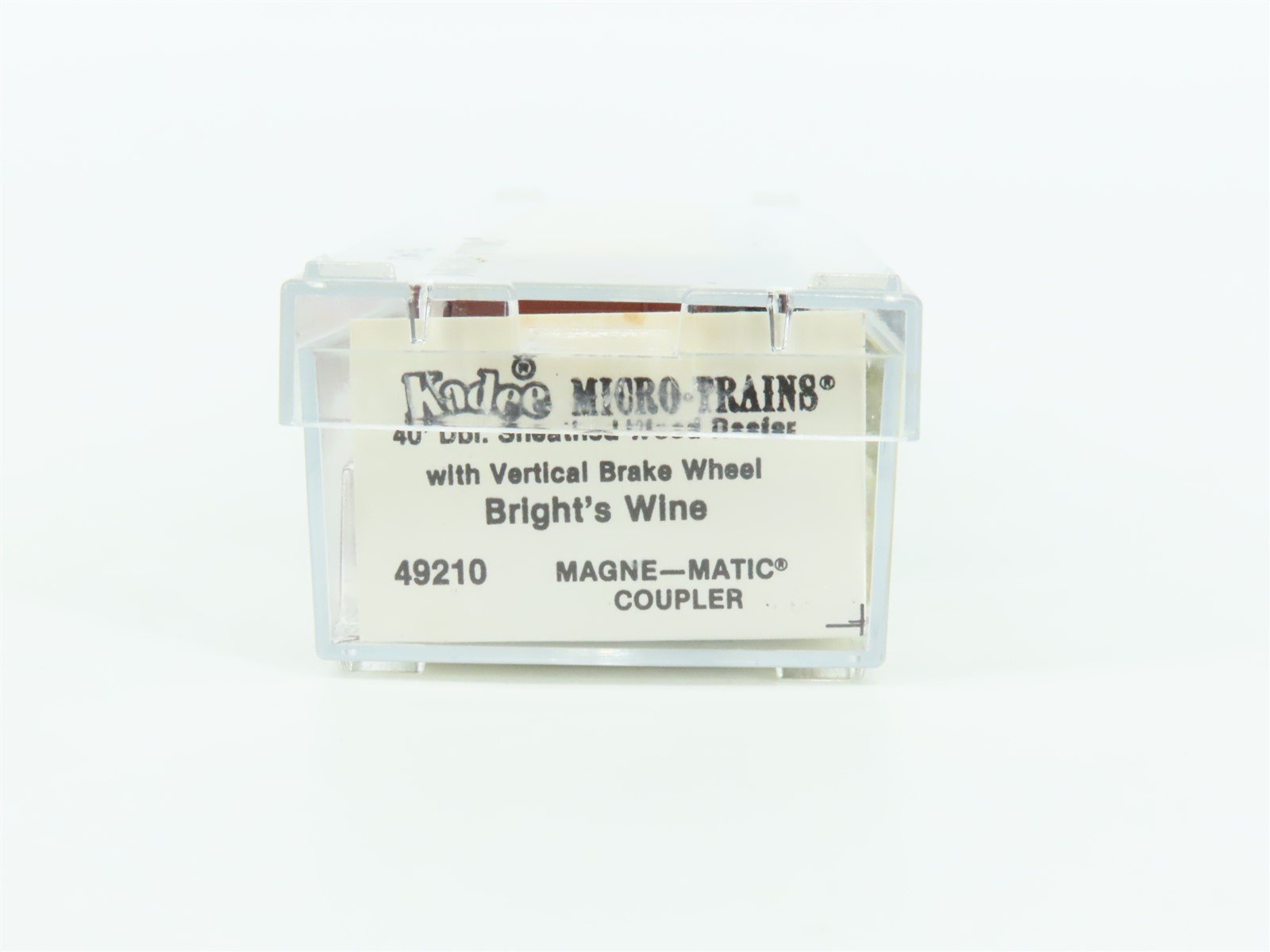 N Scale Kadee Micro-Trains MTL 49210 TGBX Bright's Wines 40' Wood Reefer #101