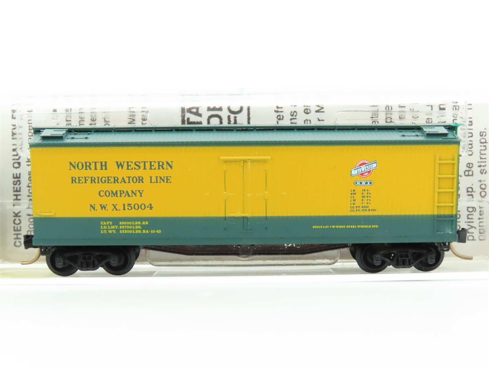 N Scale Kadee Micro-Trains MTL 49270 NWX North Western 40' Wood Reefer #15004