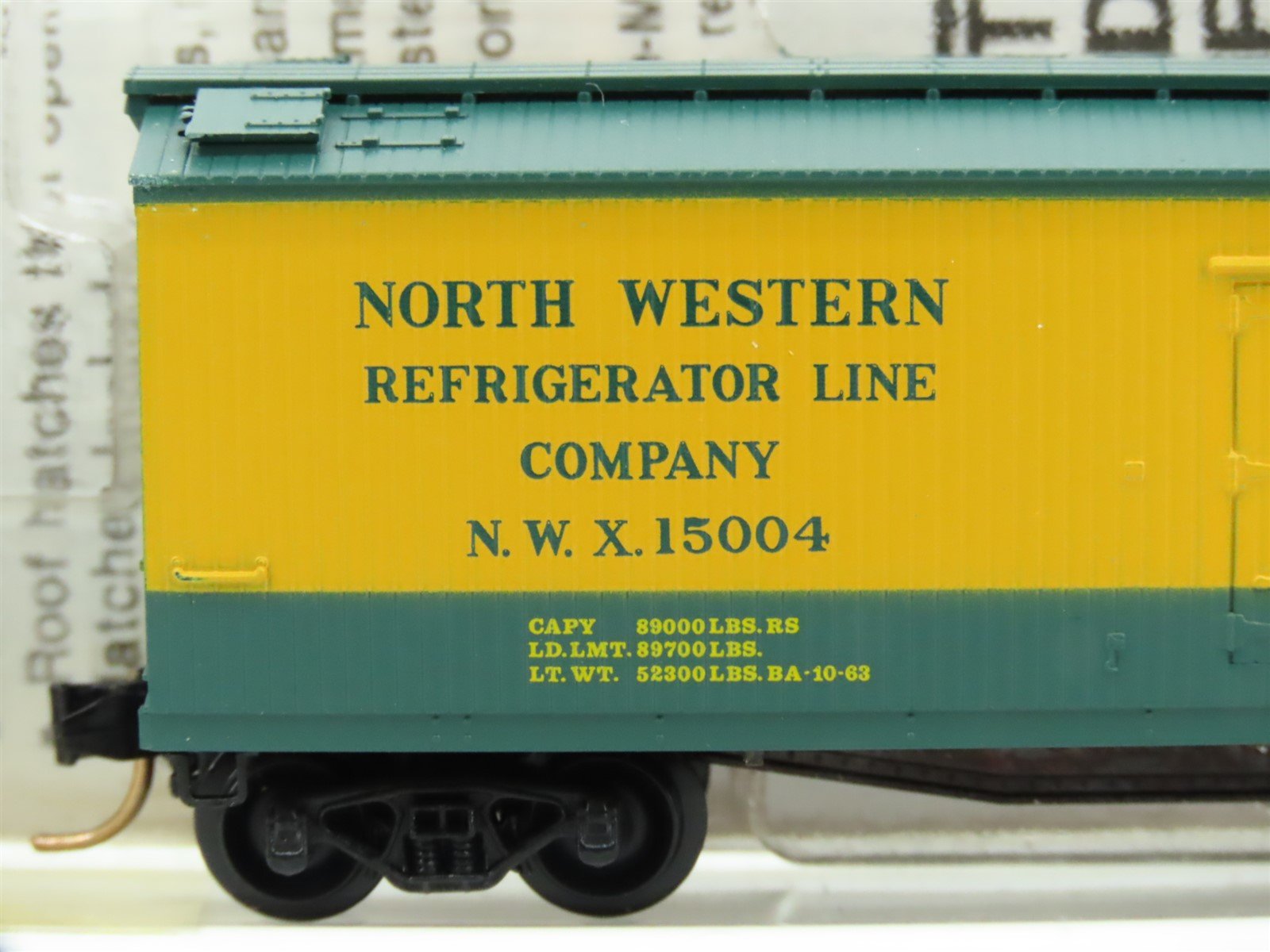 N Scale Kadee Micro-Trains MTL 49270 NWX North Western 40' Wood Reefer #15004