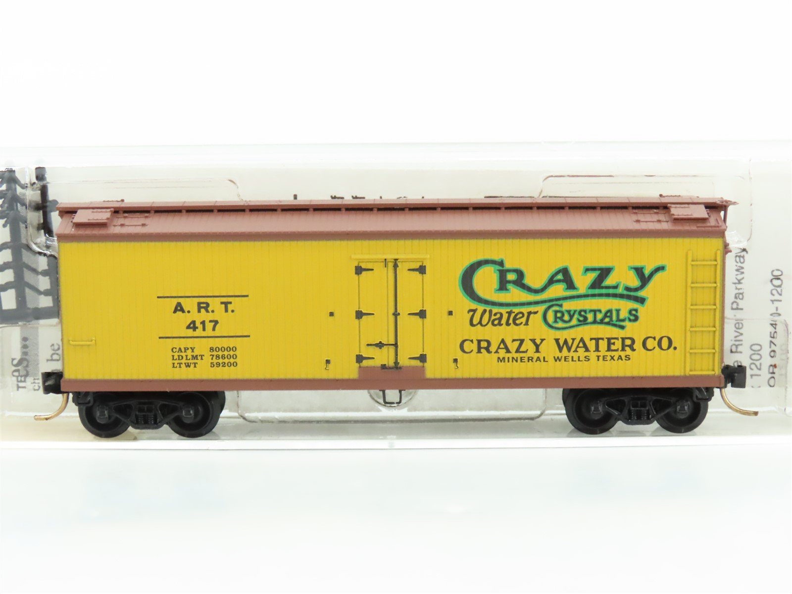 N Scale Micro-Trains MTL 49230 ART Crazy Water Crystals 40' Wood Reefer #417