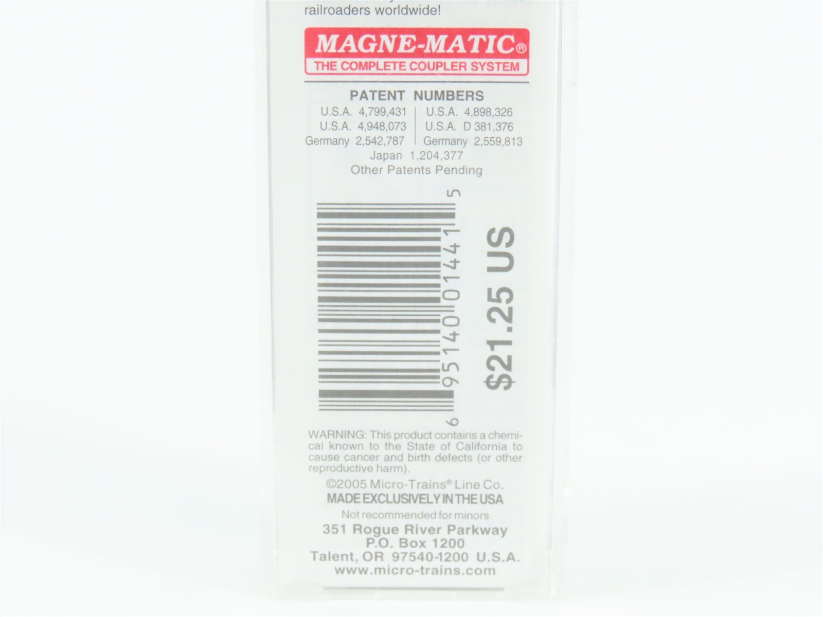 N Scale Micro-Trains MTL 05900140 URTX Needham Packing Company 40' Reefer #60507