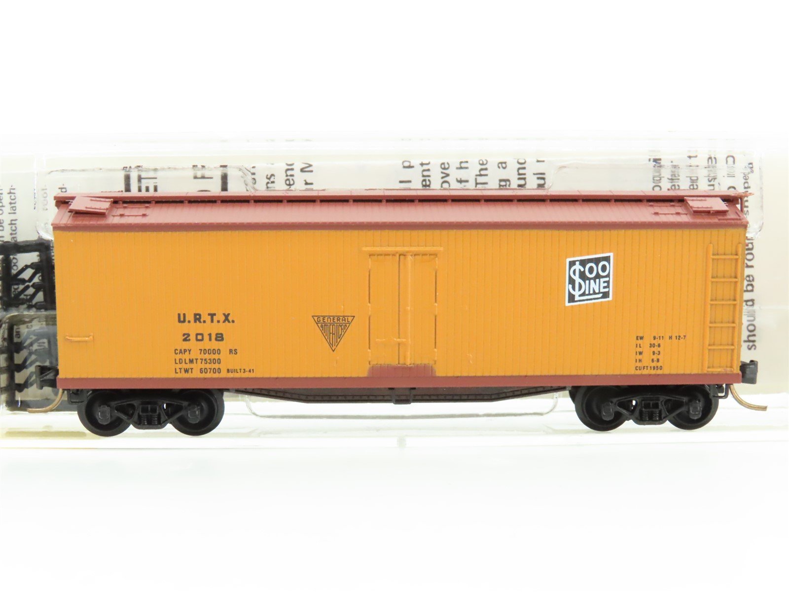 N Scale Micro-Trains MTL 49300 URTX SOO Line 40' Wood Reefer #2018