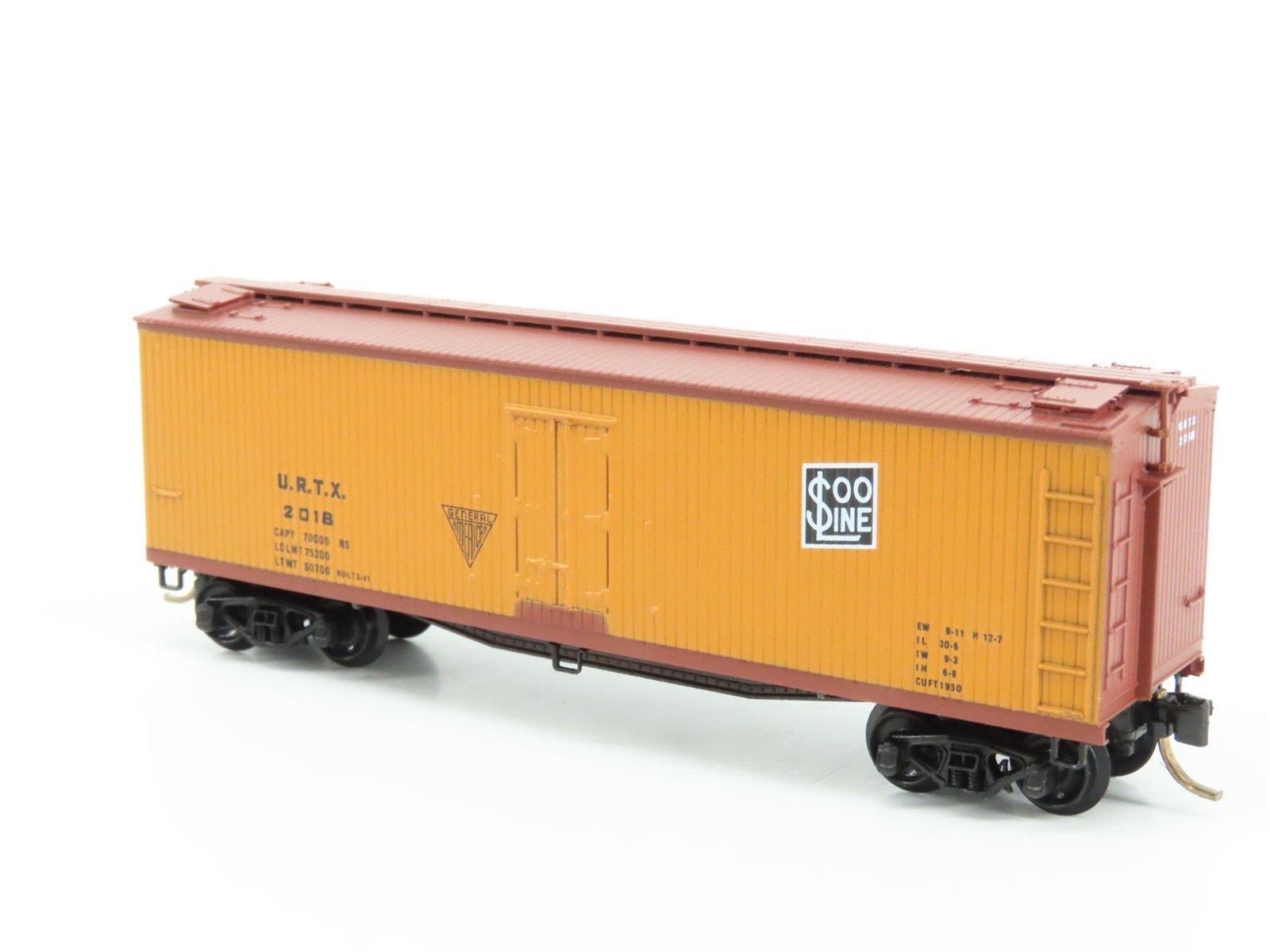 N Scale Micro-Trains MTL 49300 URTX SOO Line 40' Wood Reefer #2018