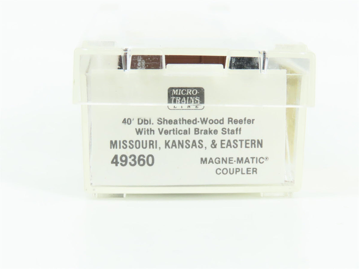 N Scale Micro-Trains MTL 49360 MK&amp;E Missouri Kansas &amp; Eastern 40&#39; Reefer #3100