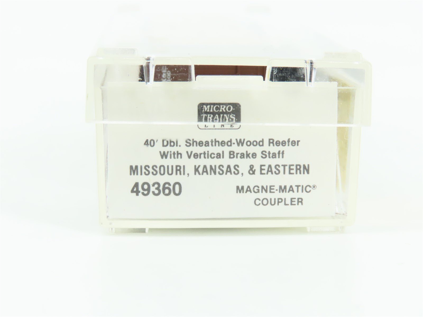 N Scale Micro-Trains MTL 49360 MK&E Missouri Kansas & Eastern 40' Reefer #3100