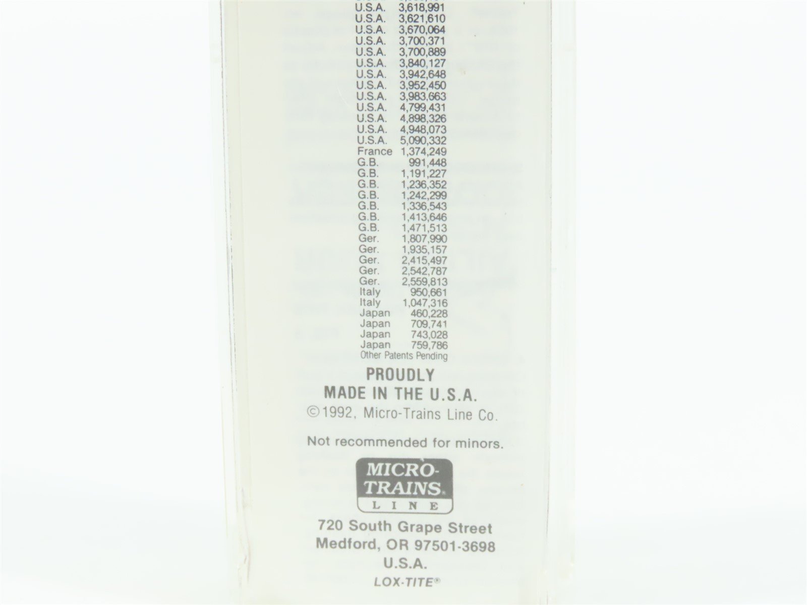 N Scale Micro-Trains MTL 49360 MK&E Missouri Kansas & Eastern 40' Reefer #3100