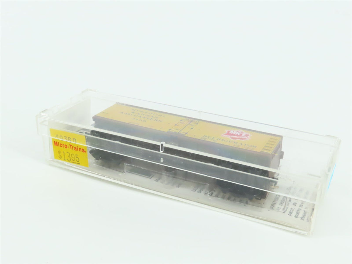 N Scale Micro-Trains MTL 49360 MK&amp;E Missouri Kansas &amp; Eastern 40&#39; Reefer #3100