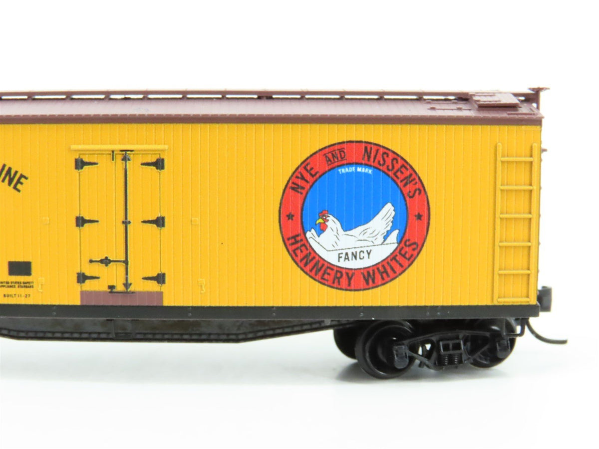 N Scale Micro-Trains MTL 04900980 NNRX Nye &amp; Nussen&#39;s 40&#39; Reefer #1005