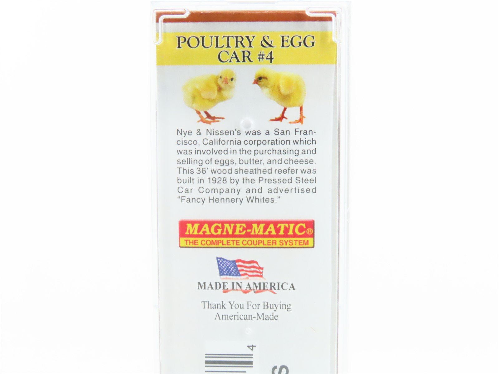 N Scale Micro-Trains MTL 04900980 NNRX Nye & Nussen's 40' Reefer #1005