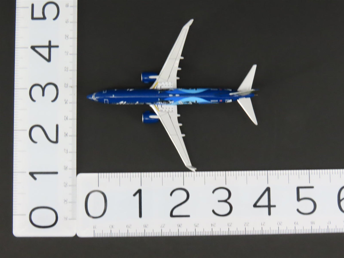 1:400 AeroClassics BBX41637 Die-Cast Alaska &quot;Orca&quot; Boeing 737MAX Airliner N932AK