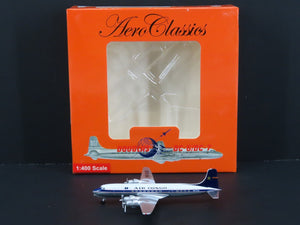 1:400 AeroClassics AC419953 Die-Cast Air Congo Douglas DC-6 Airliner 9Q-CLB