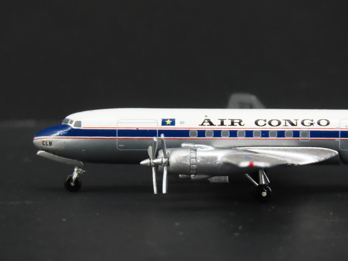 1:400 AeroClassics AC419953 Die-Cast Air Congo Douglas DC-6 Airliner 9Q-CLB