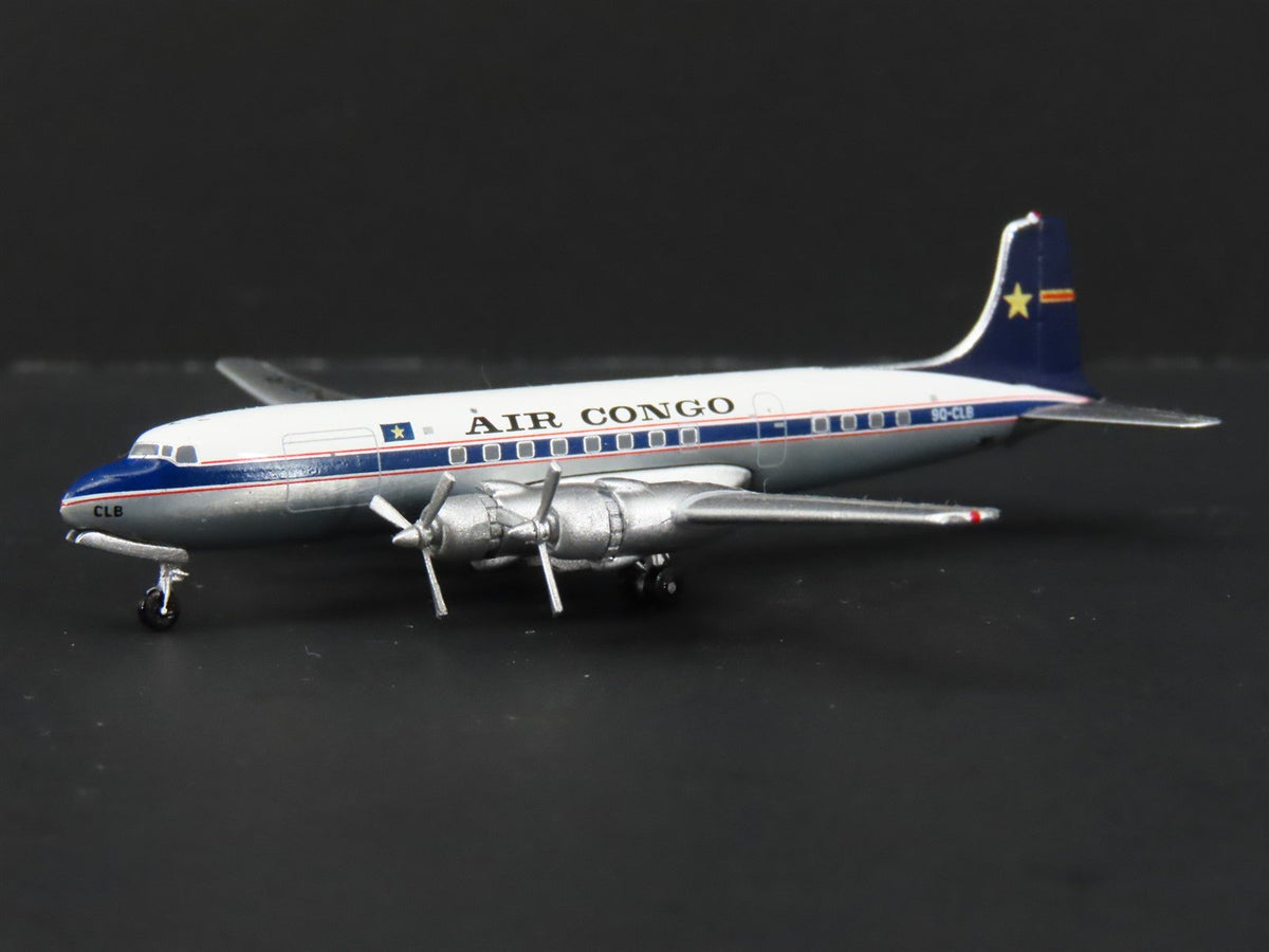 1:400 AeroClassics AC419953 Die-Cast Air Congo Douglas DC-6 Airliner 9Q-CLB
