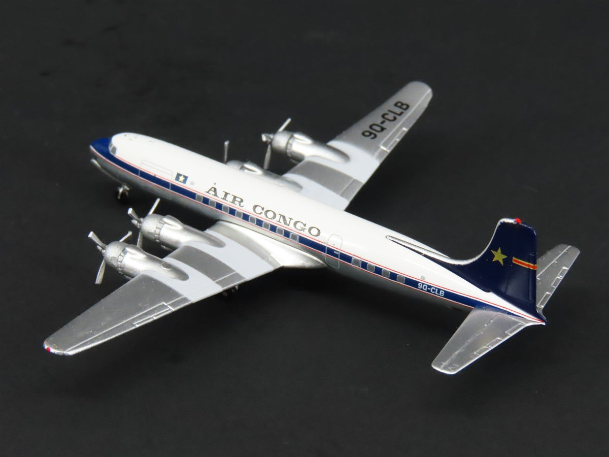 1:400 AeroClassics AC419953 Die-Cast Air Congo Douglas DC-6 Airliner 9Q-CLB