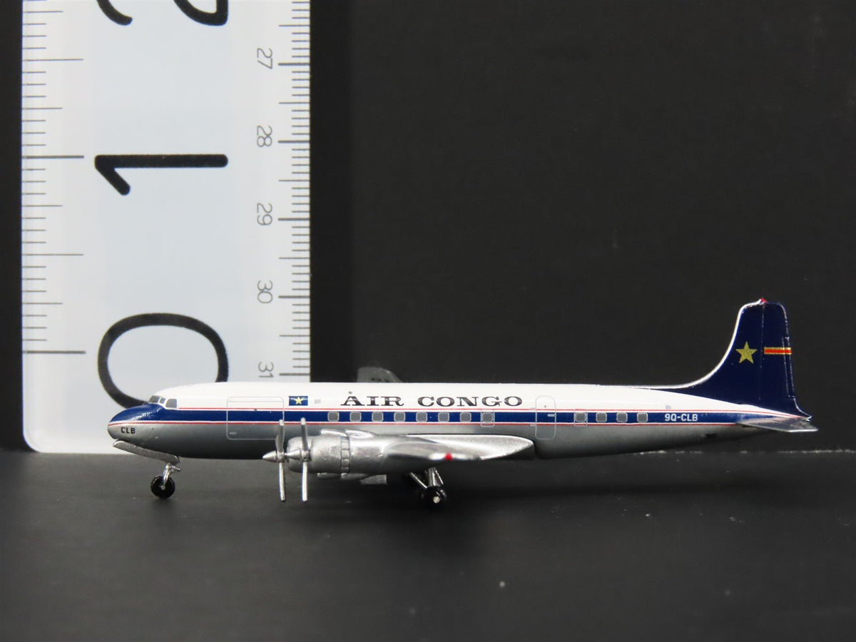 1:400 AeroClassics AC419953 Die-Cast Air Congo Douglas DC-6 Airliner 9Q-CLB