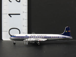 1:400 AeroClassics AC419953 Die-Cast Air Congo Douglas DC-6 Airliner 9Q-CLB