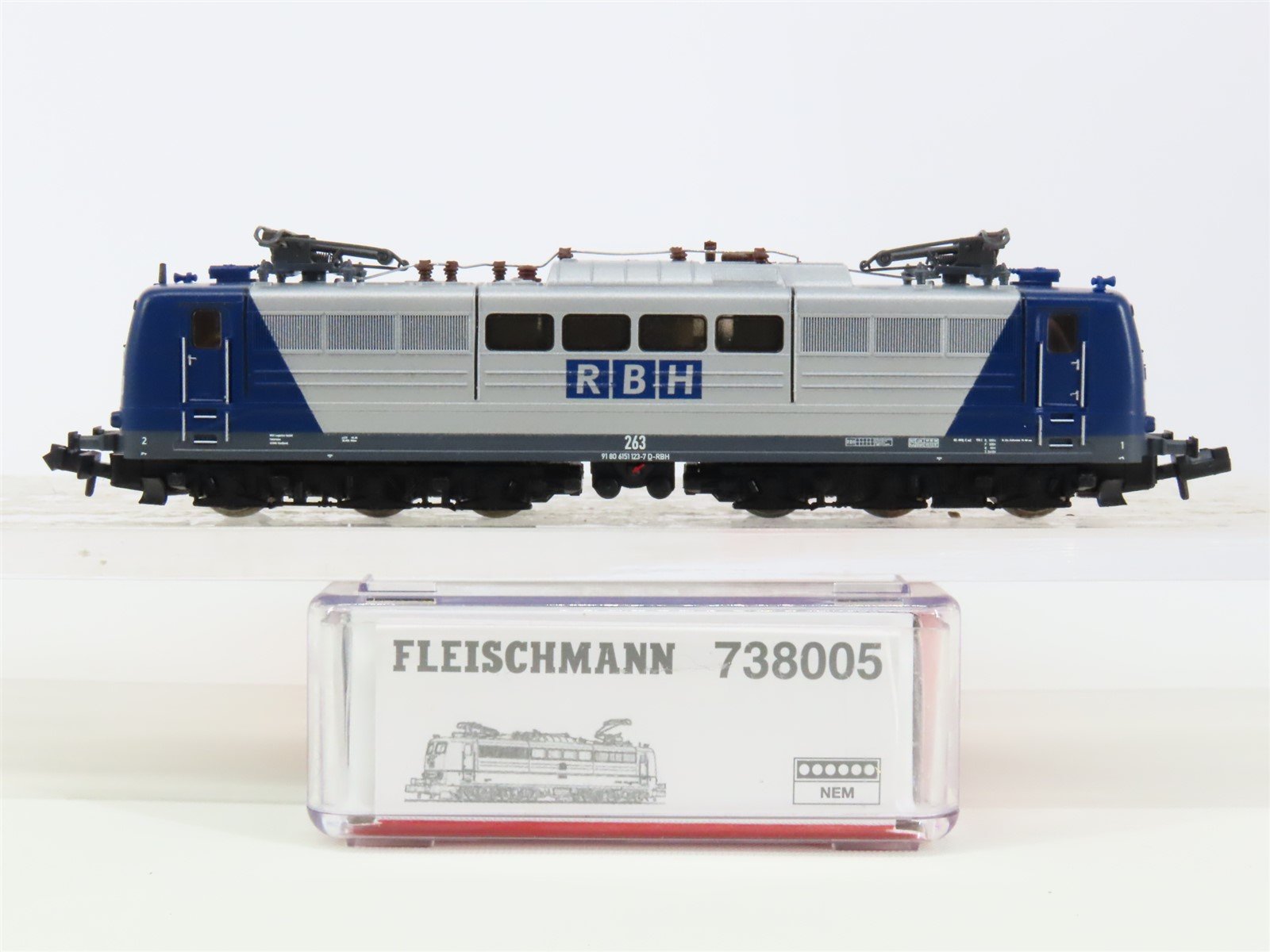 N Scale Fleischmann 738005 RBH Logistics BR 151 Electric #263 - DCC Ready