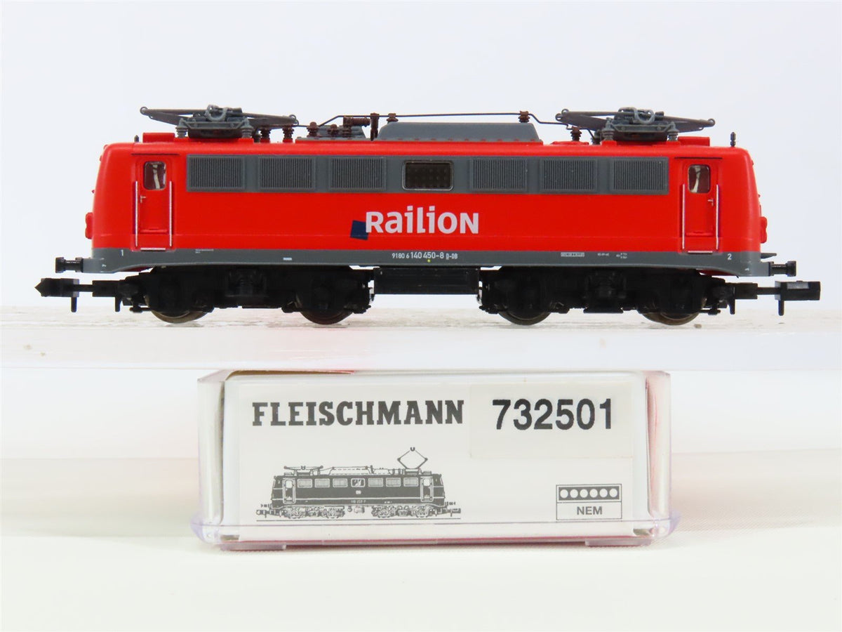 N Scale Fleischmann 732501 DB Railion BR 140 Electric #450-8 - DCC Ready