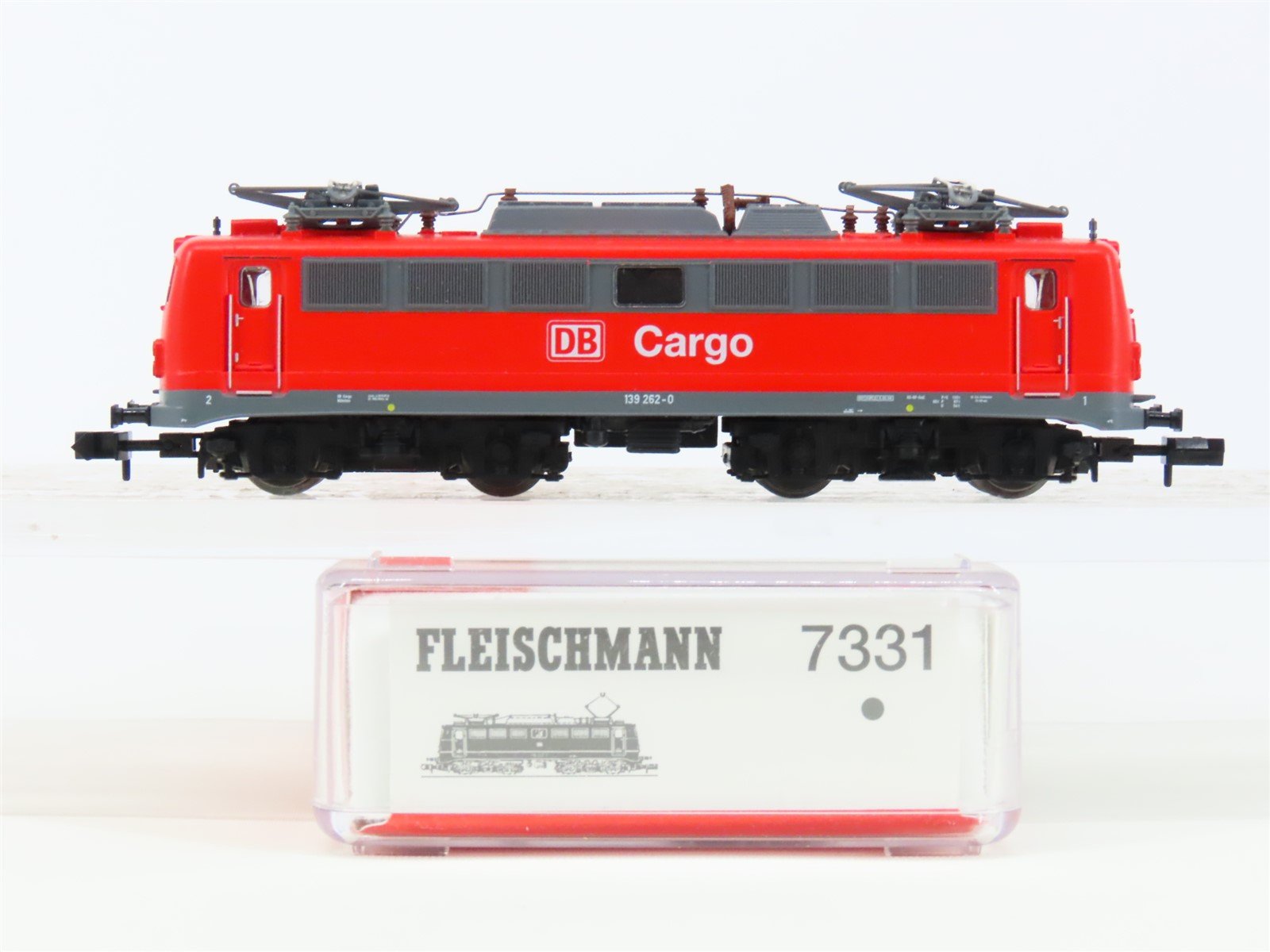 N Scale Fleischmann 7331 DB-AG German Cargo BR 139 Electric Locomotive #262-0