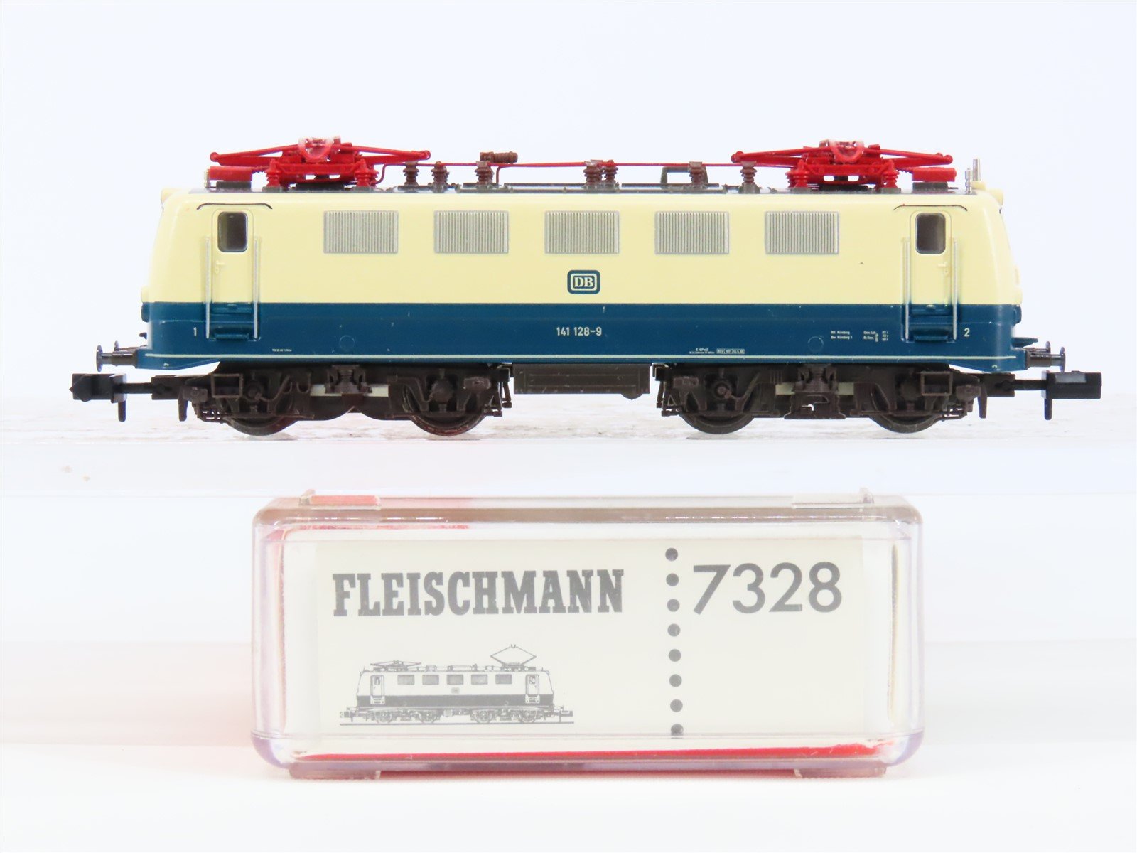 N Scale Fleischmann 7328 DB German BR 141 Electric Locomotive #128-9