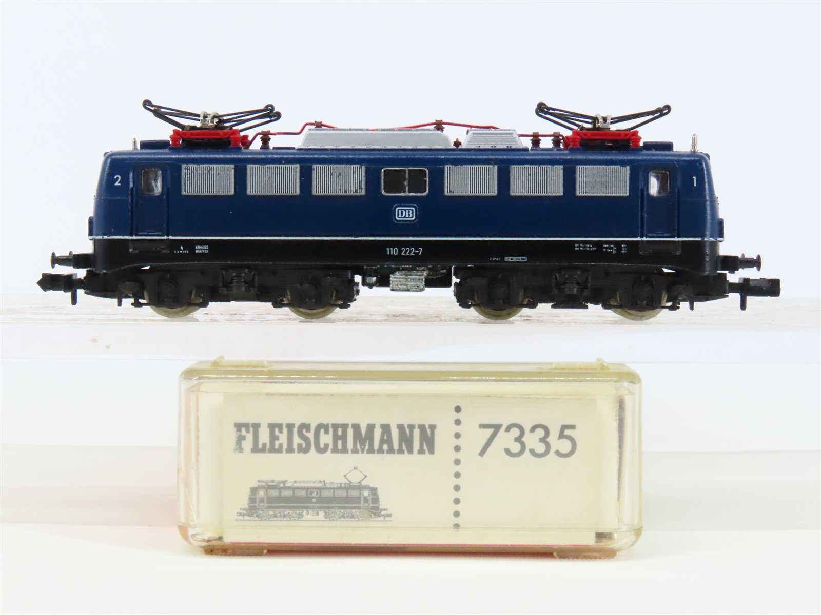 N Scale Fleischmann 7335 DB German BR 110 Electric Locomotive #222-7