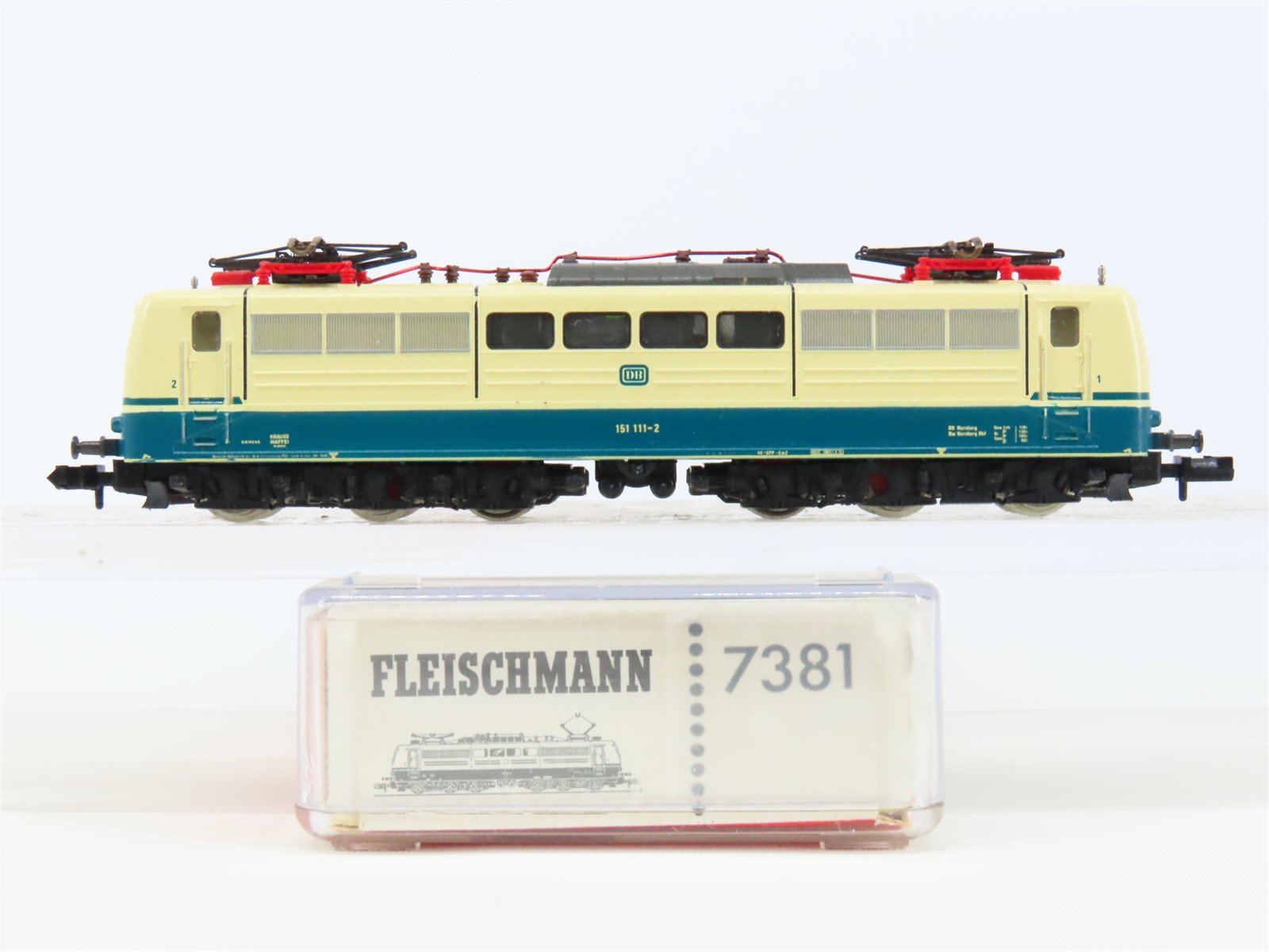 N Scale Fleischmann 7381 DB German BR 151 Electric Locomotive #111-2