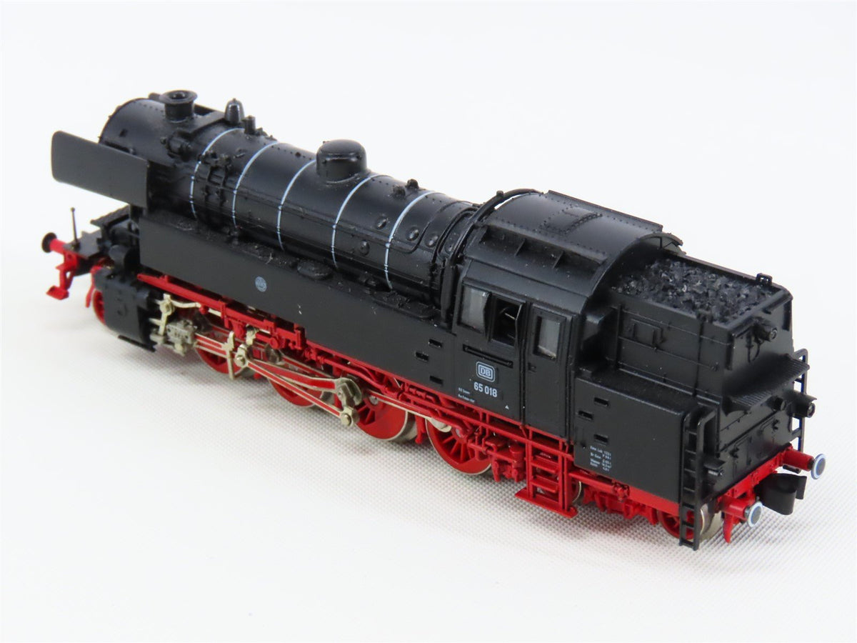 N Scale Fleischmann 7065 DB German 2-8-4T BR 65 Steam Tank Locomotive #018