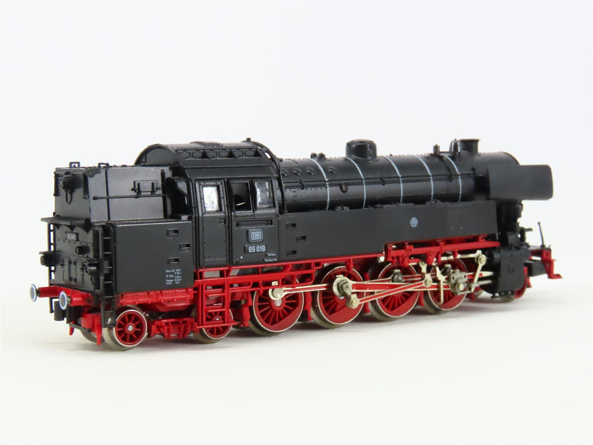 N Scale Fleischmann 7065 DB German 2-8-4T BR 65 Steam Tank Locomotive #018