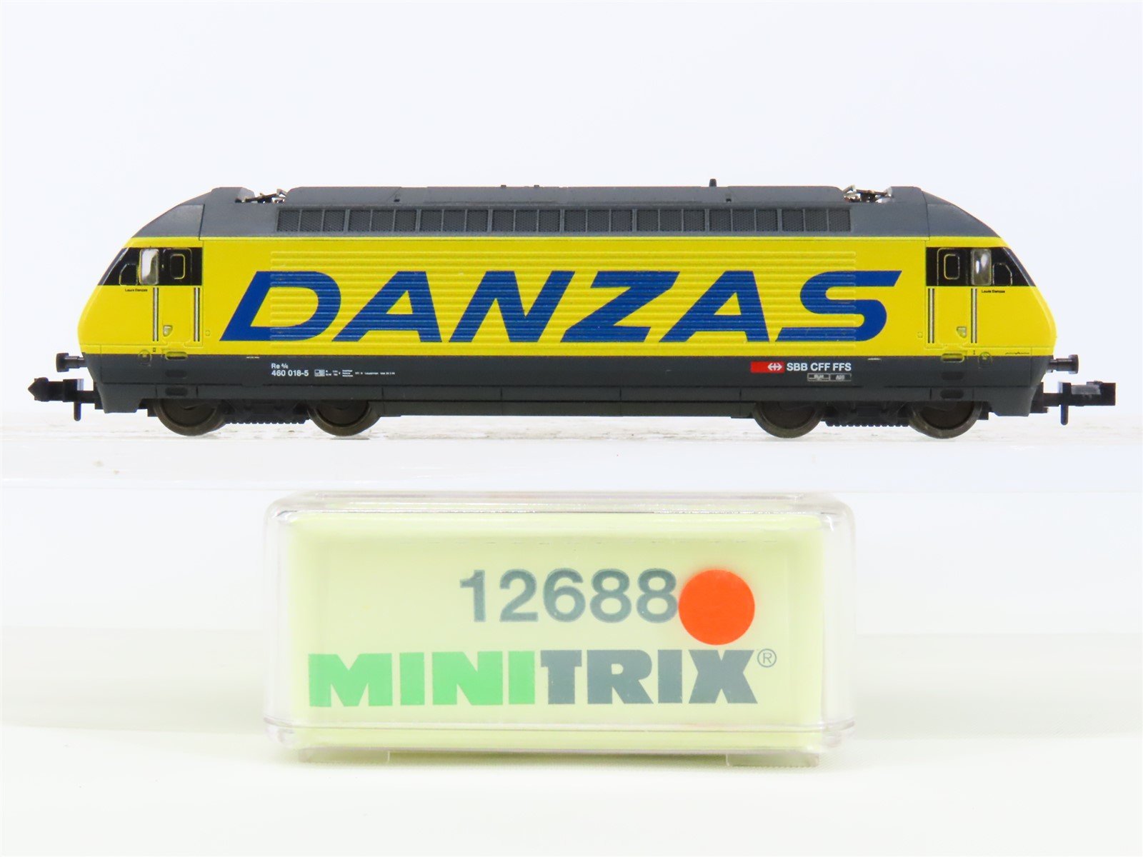 N Minitrix 12688 SBB CFF FFS Swiss DANZAS Re460 Electric #018-5 - DCC Ready