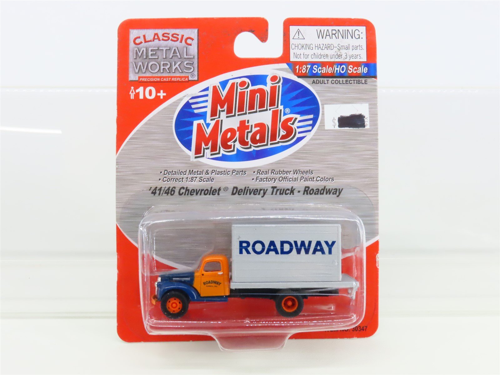 HO Scale CMW Mini Metals 30347 '41/46 Chevrolet Delivery Truck - Roadway