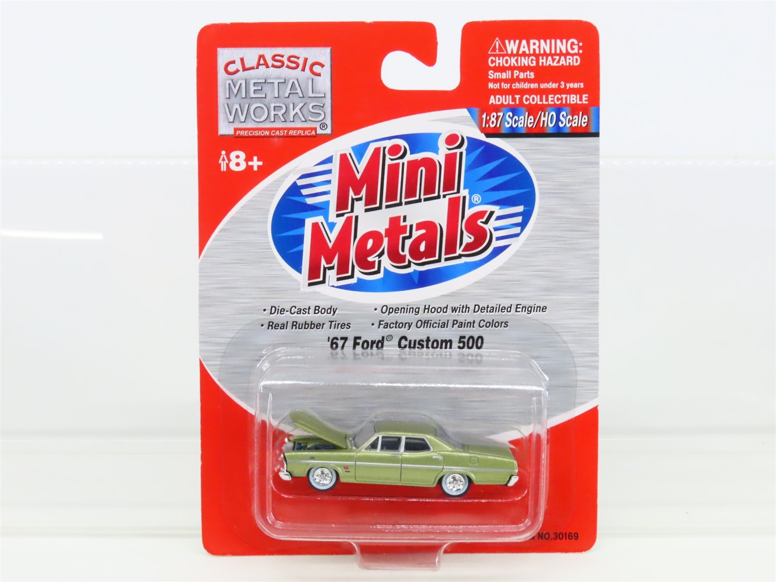 HO Scale CMW Mini Metals 30169 '67 Ford Custom 500