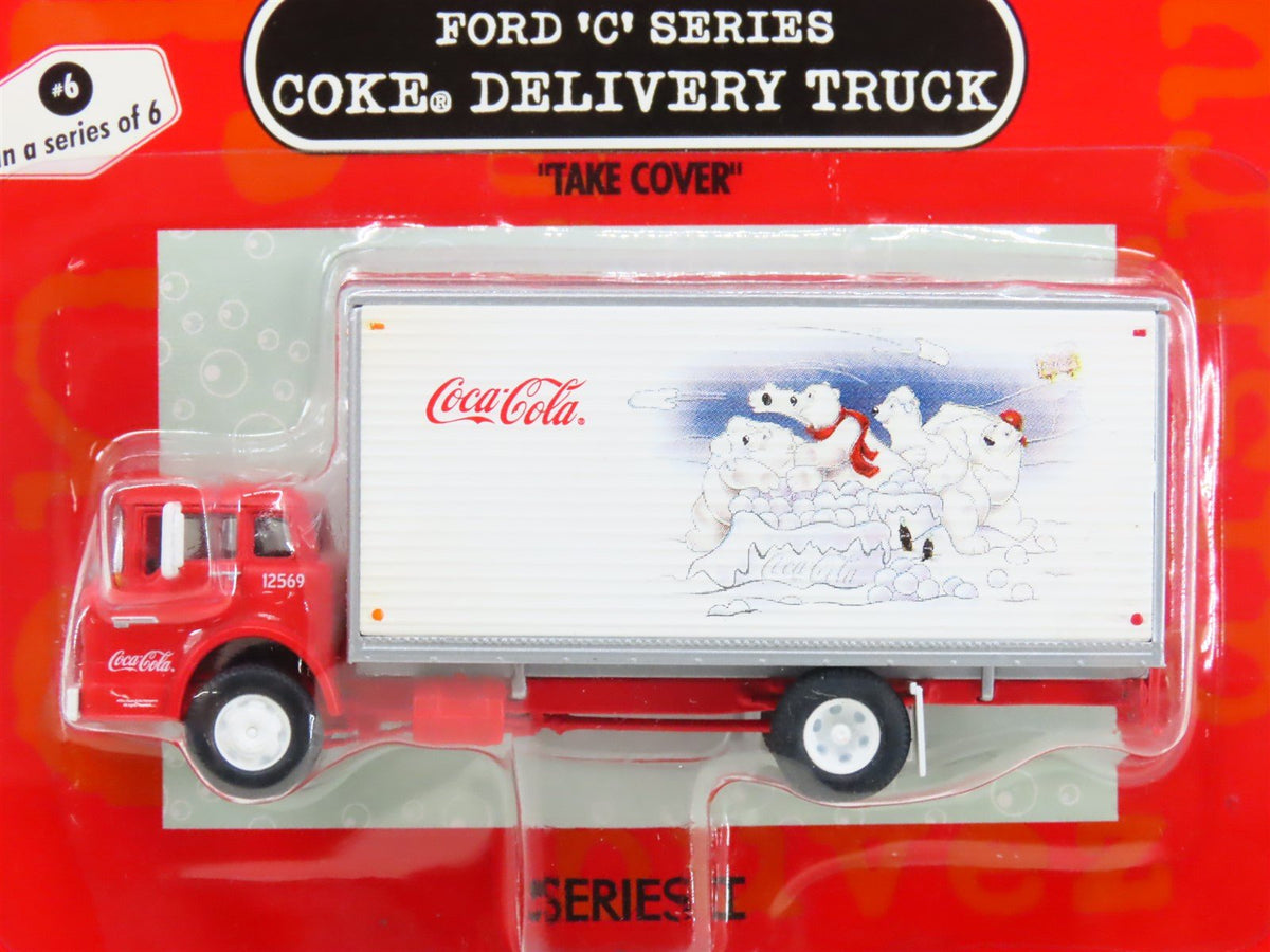 HO Athearn 8205 Coca Cola Series I Ford &#39;C&#39; Series Delivery Truck &quot;Take Cover&quot;