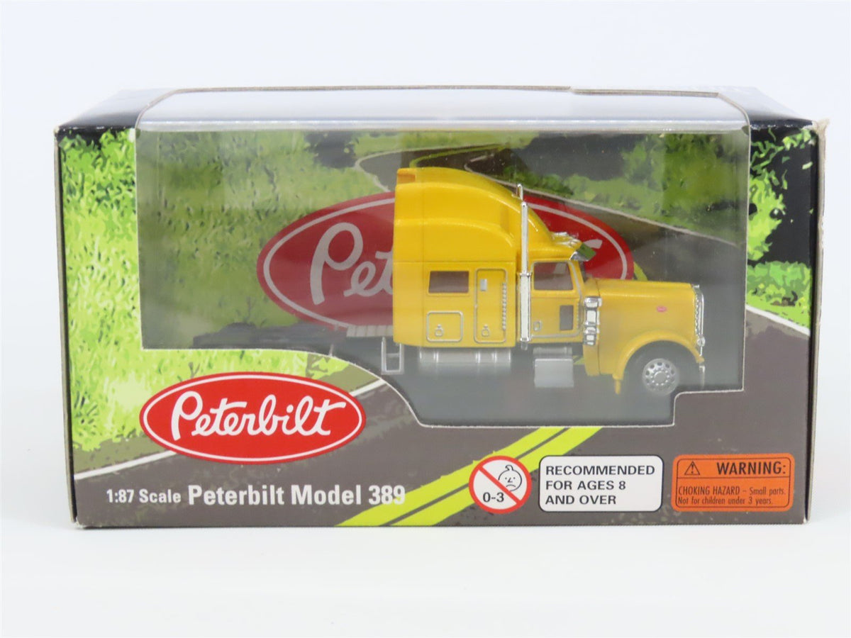 HO Scale Norscot Scale Models 61106 Peterbilt Model 389 Tractor - Yellow