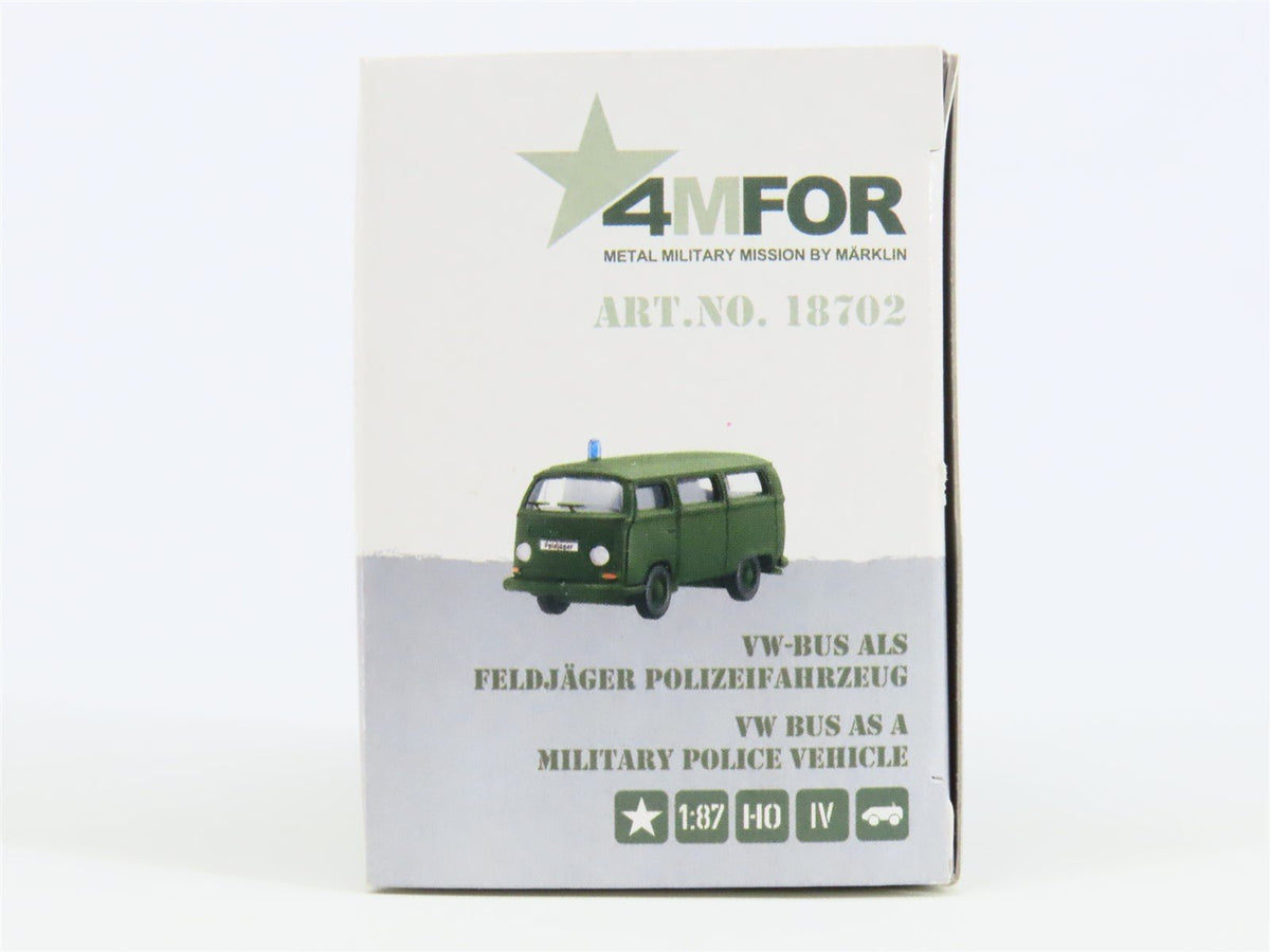 HO Scale Marklin 4MFOR 18702 VW Volkswagen Military Police Bus