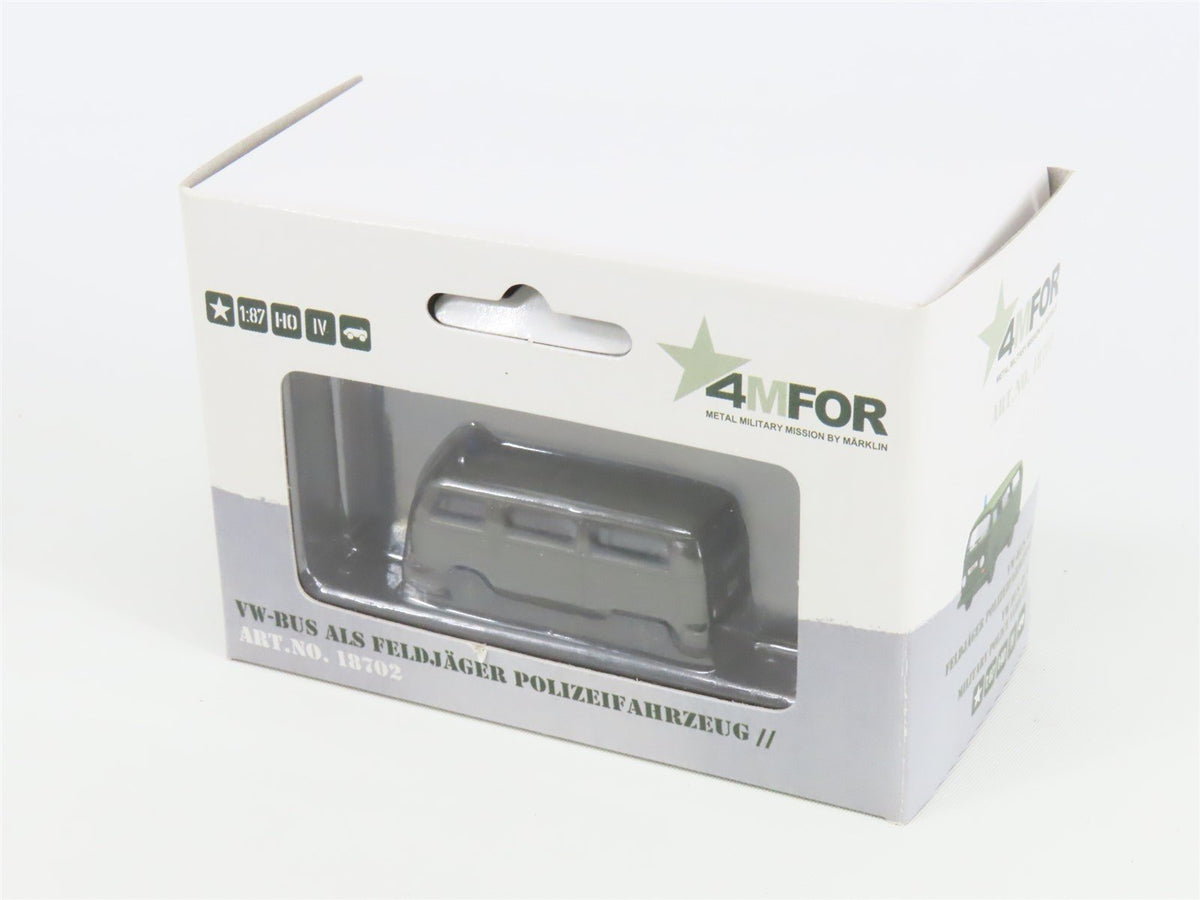 HO Scale Marklin 4MFOR 18702 VW Volkswagen Military Police Bus